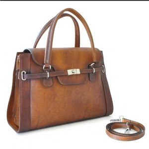 Pratesi firenze Italian leather handbag